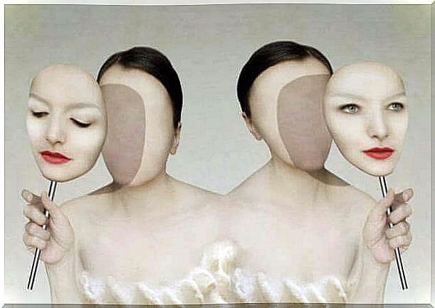 Women with masks depicting the failed identification syndromes