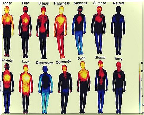 map of emotions representing somatic therapy